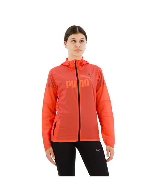 PUMA Red Seasons Ultra Lightweight Trail Full Zip Sweatshirt S