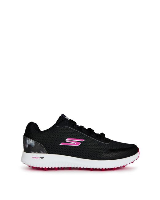 Skechers GG Max F3 S S Spikeless Golf Shoes Black/purple 4 Uk
