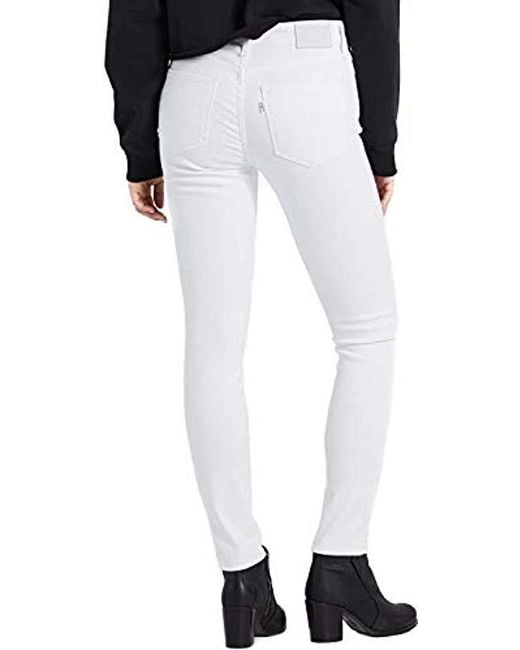 levi's 721 high rise white