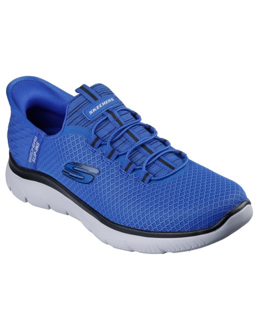 Summits High Range Slip On Blu BLBK di Skechers in Blue da Uomo
