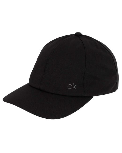 Calvin Klein Wasserdichte Peaked Quick Dry Cap in Black für Herren