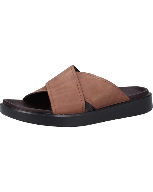 Ecco Brown Flowt Lx Slide Flat Sandal for men