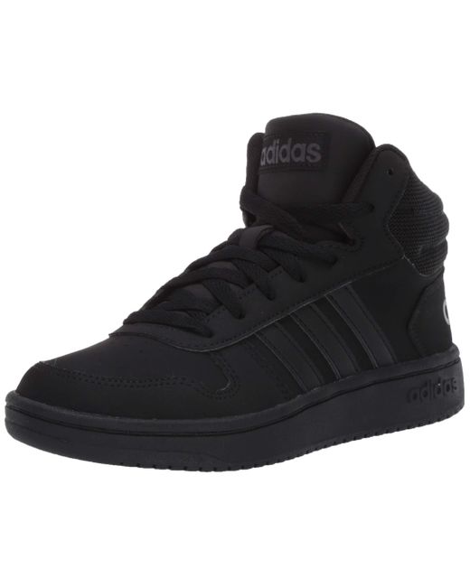 adidas Hoops 2.0 Mid Sneaker in Black for Men - Save 52% | Lyst