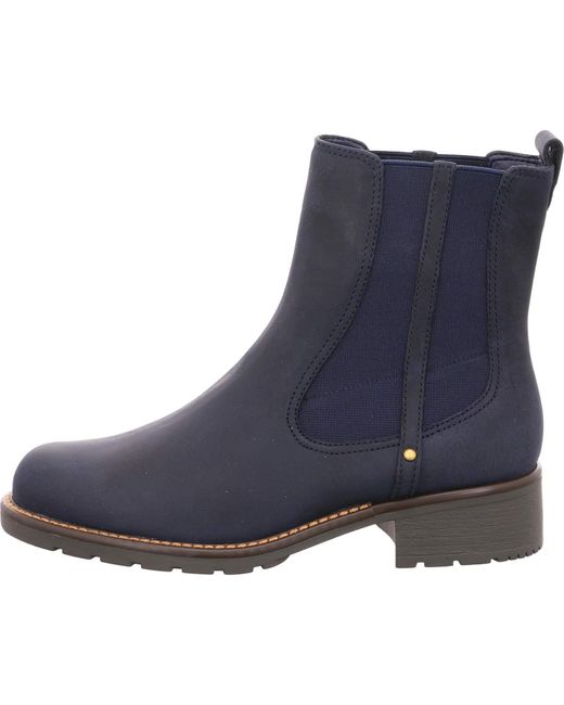 Clarks Leather Orinoco Club Boots Blue - Save 69% - Lyst