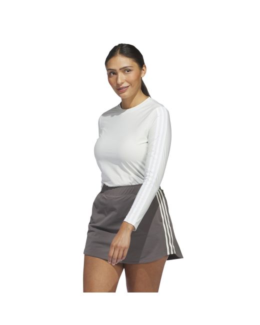 Adidas Gray Ultimate365 Twistknit Long Sleeve Shirt Golf