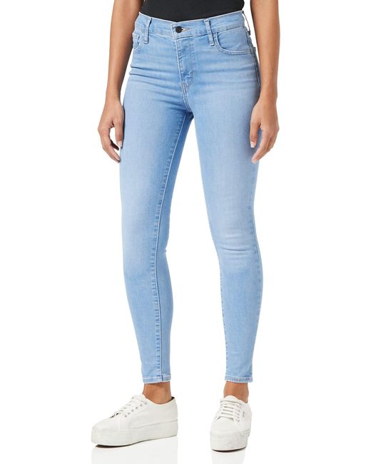 Levi's Blue 720TM High Rise Super Skinny Jeans,Eclipse Center,30W / 30L