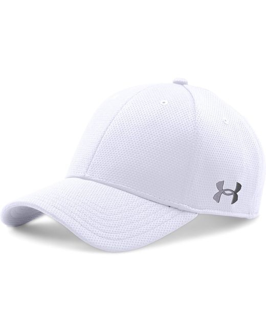 Under Armour Ua Curved Brim Stretch Fit Cap X-large/xx-large White