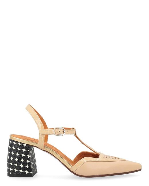 Pumps Abray in Pelle Beige di Chie Mihara in Natural