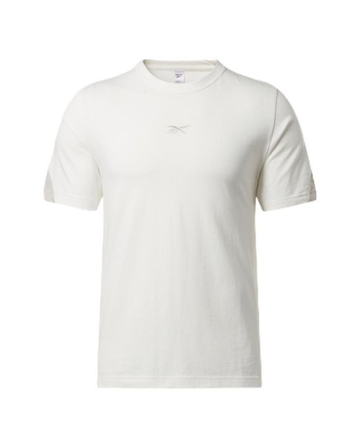 Reebok White Classic Back Vector Short Small Sleeve Tee T-shirt