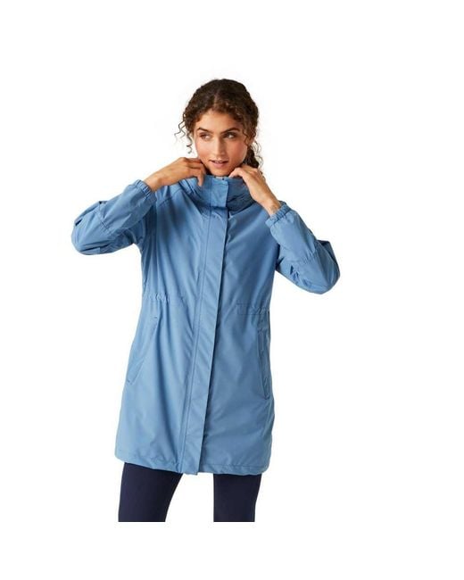 Waterproof Jacket Abrigo Sagano con Cremallera Completa para Mujer Regatta de color Blue