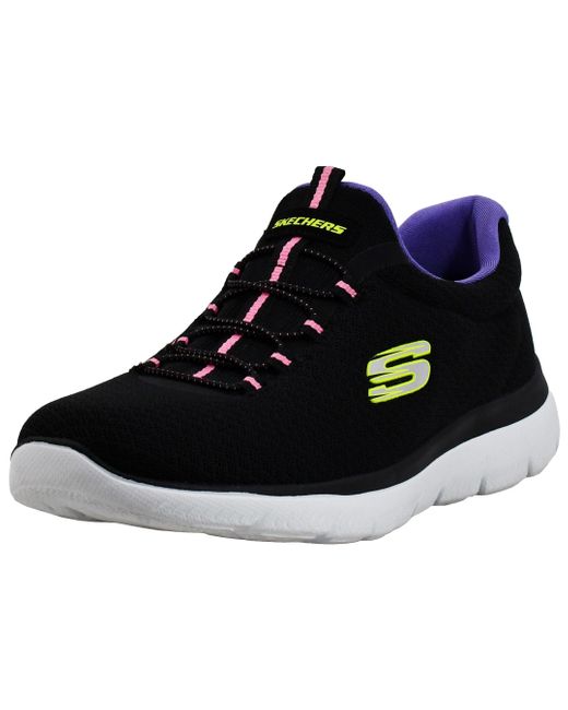 Skechers Black Sport Loving Life Memory Foam Fashion Sneaker