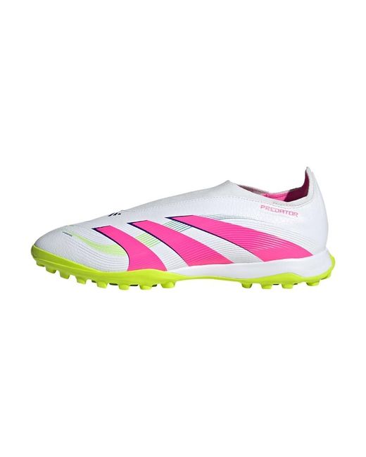 Adidas Pink Predator League Laceless Turf Boots