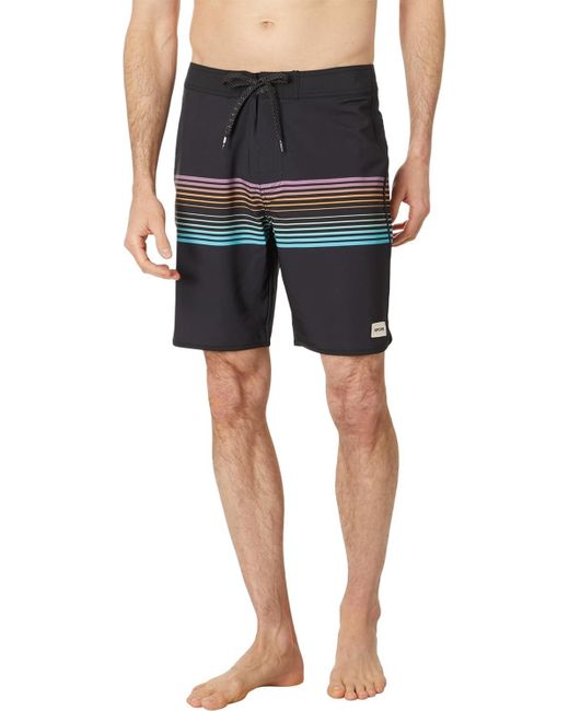 Rip Curl Black Standard Mirage Surf Revival 19" Boardshorts for men