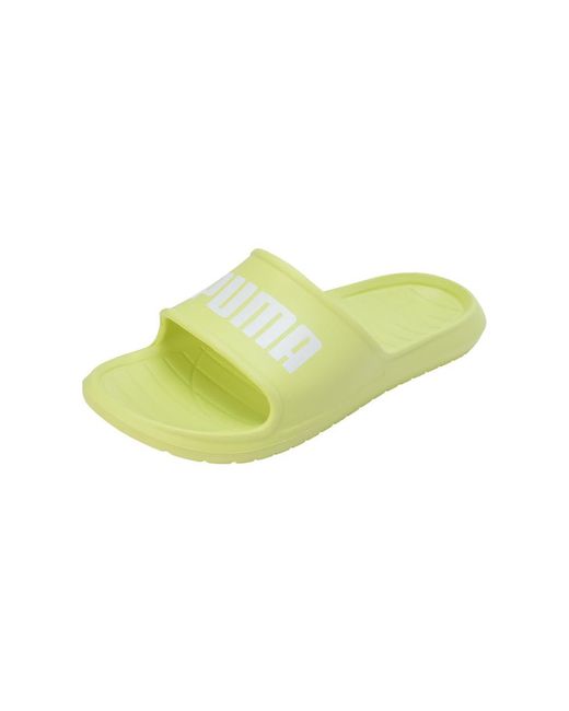 PUMA Divecat V2 Lite -volwassene Slippers,lime Sheen Wit,38 Eu in het Green