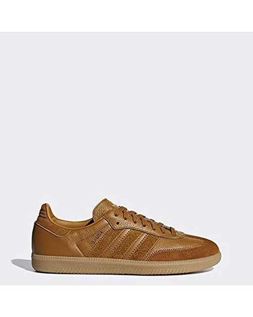 Adidas Brown Samba Og Ft Shoes for men