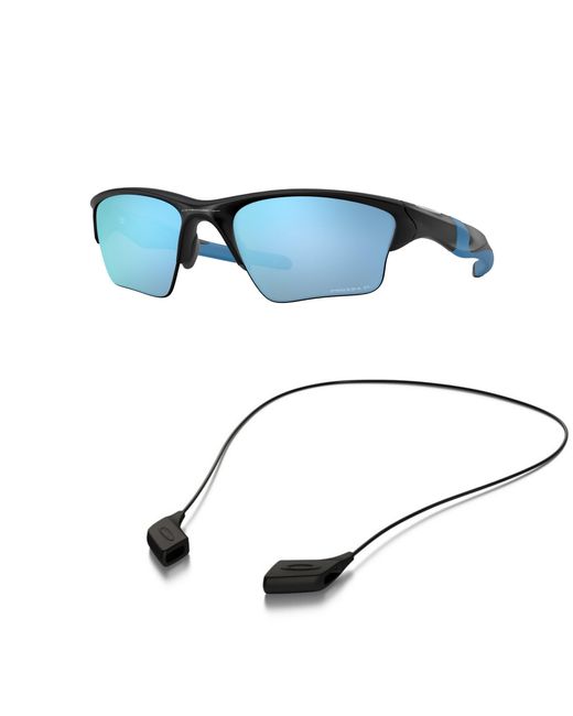OO 9154 915467 Lot de lunettes de soleil demi-veste 2.0 XL Noir mat Accessoire laisse Noir brillant Oakley pour homme en coloris Blue