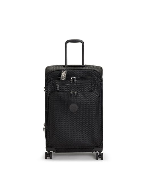 Kipling Wheeled Luggage New Youri Spin M Signature Emb Medium in Black ...