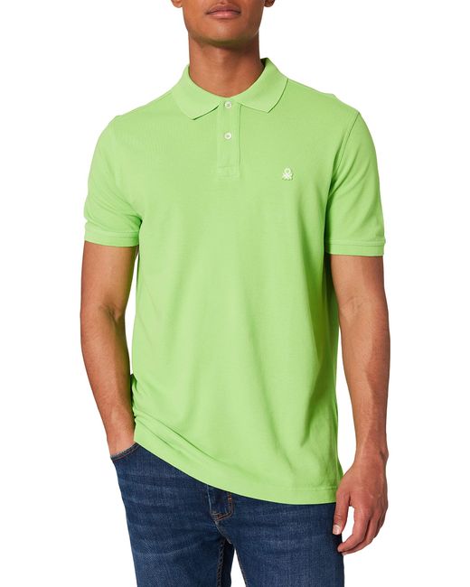 Benetton Cotton Polo Shirt M/m 3089j3179 in Green for Men | Lyst UK