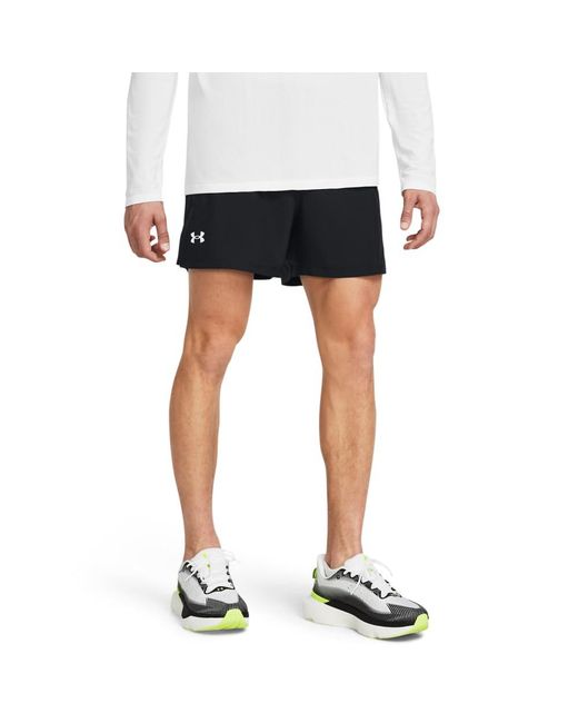 Under Armour Black Launch Run 5-inch Shorts, for men