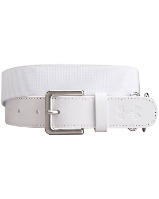 White under armour belt cheap