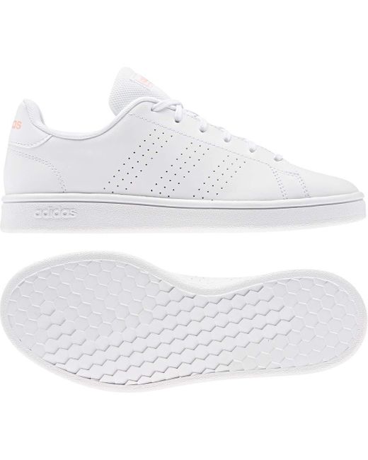 Adidas White ADVANTAGE BASE -Sneaker