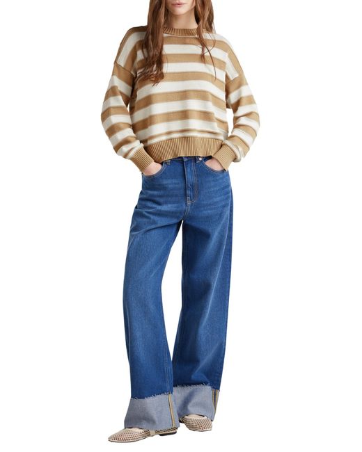 Maglia G/C M/L 1494E10CW Maglione di Benetton in Blue