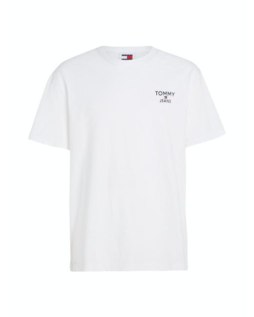 Tommy Hilfiger White Short-sleeve T-shirt Crew Neck for men