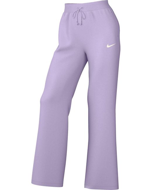 Damen Sportswear Phnx FLC HR Pant Wide Pantalón Nike de color Purple