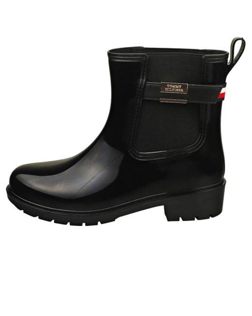 Regenstiefeletten Tommy Hilfiger Tommy Hilfiger Gummi Stiefel