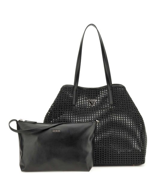Guess Shopper Brigitta 2 In 1 Tote Black Zwart
