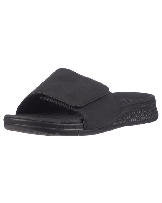 Skechers Go Consistent Slide Sandals – Athletic Beach Shower Shoes With  Foam in Black/White (Black) for Men - Save 62% | Lyst