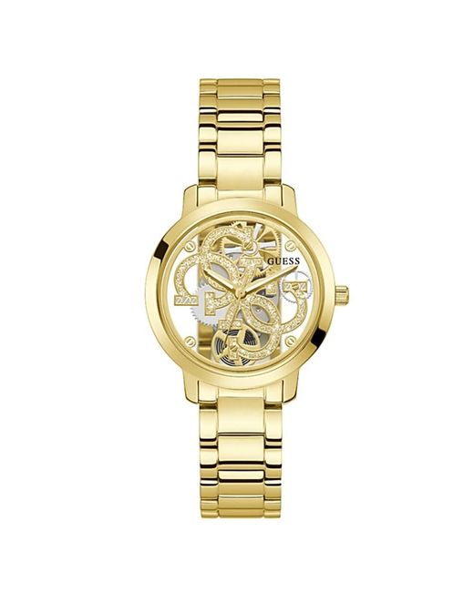 Guess Ladies Trend Clear 36mm Quartz Watch With Stainless Steel Strap