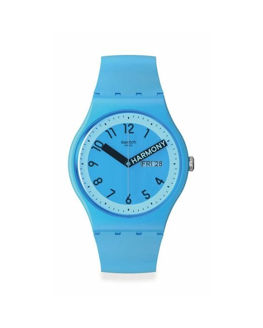 Swatch Uhr New Gent Bio SO29S702 PROUDLY BLUE für Herren