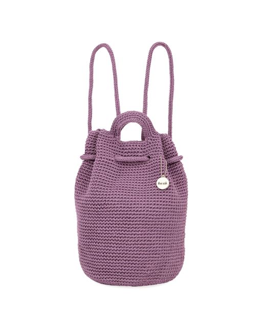 The Sak Purple Small Dylan Backpack In Crochet