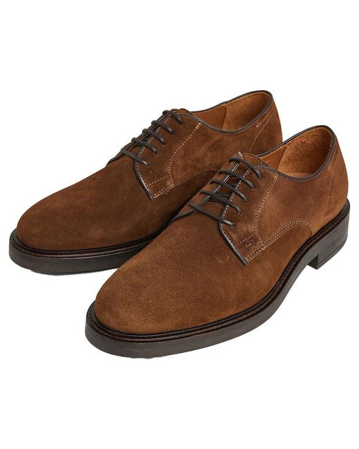 Hackett Hackett Suede Egmont Shoes Colour : Brown for men