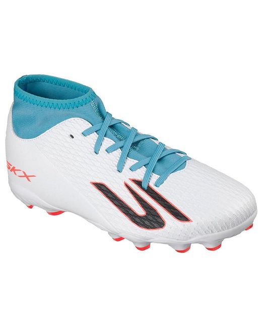 252162L Youth FG Football Boots EU 34 di Skechers in Blue