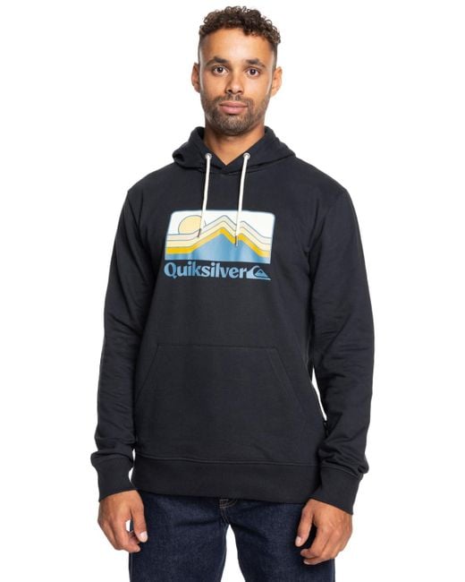 Quiksilver Qs Gradient Mountains Hoodie Sweatshirt in Blue für Herren