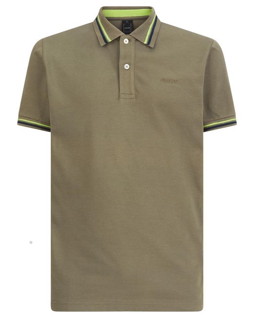 Geox Green M Polo Fluo Shirt for men