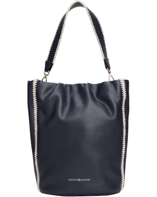 Sac à Bandoulière Soft Summer Bucket Sac Seau Tommy Hilfiger en coloris Blue