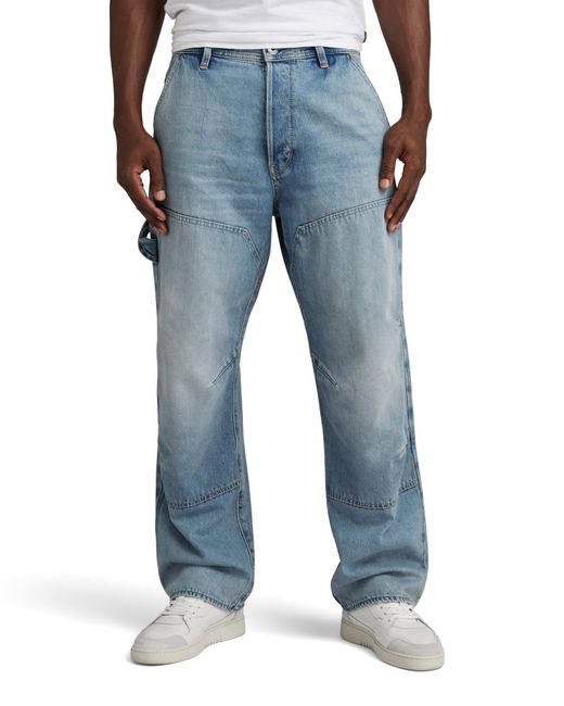 G-Star RAW Blue Carpenter 3d Loose Jeans for men