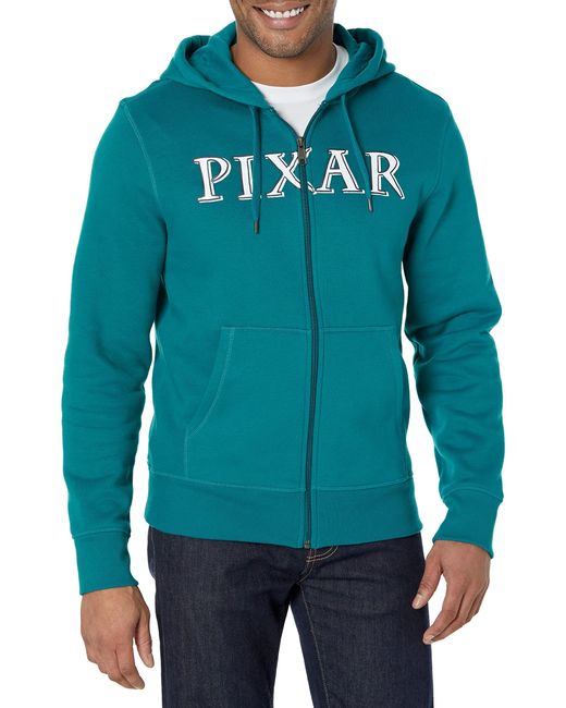 Amazon Essentials Blue Disney | Marvel | Star Wars Fleece Full-zip Hoodie Sweatshirts for men