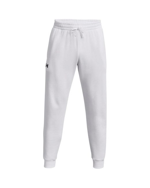 Under Armour Gray Armour Ua Rival Fleece joggers for men