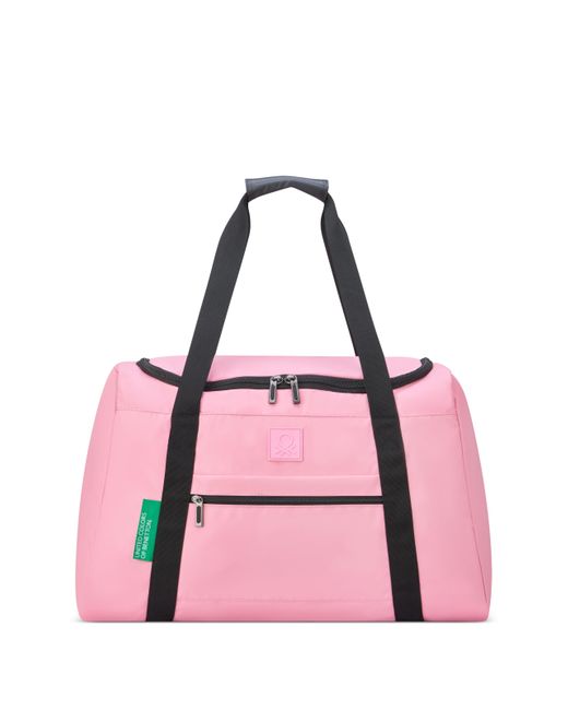 Benetton Pink Now Foldable Duffel Bag