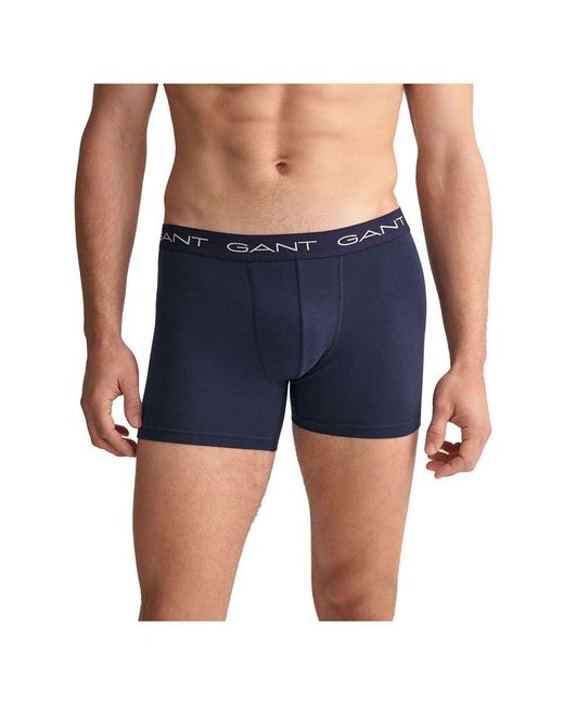Gant Boxer Brief 3-Pack Boxershorts in Blue für Herren