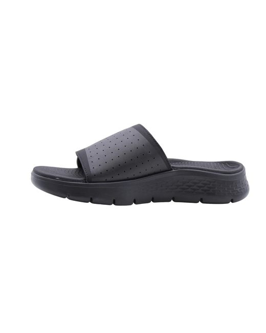 Skechers Go Walk Flex Sandal Sandbar Bbk Black S Sandals