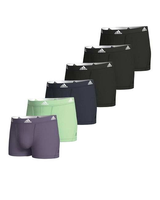 Pack de 3 Calzoncillos Tipo bóxer de algodón Active Flex Adidas de hombre de color Green