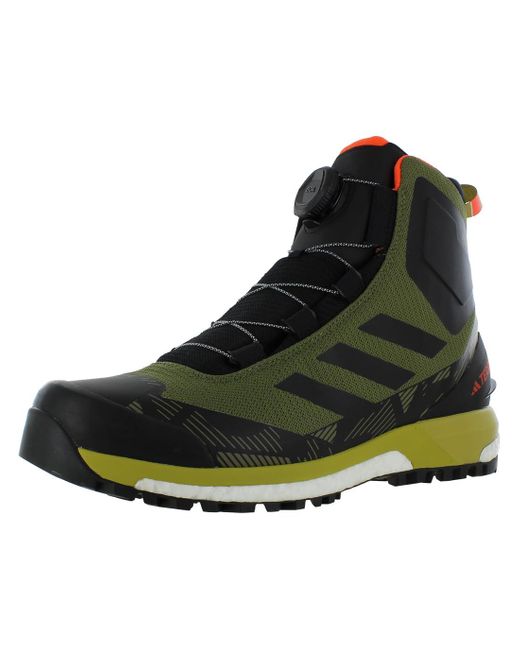 Adidas Black Mens Terrex Conrax Boa R.rdy Hiking Hiking Sneakers Shoes - Green, Green, 7 Uk for men