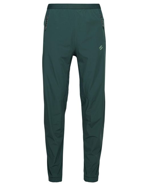 Superdry Green Stretch Woven Track Pants for men