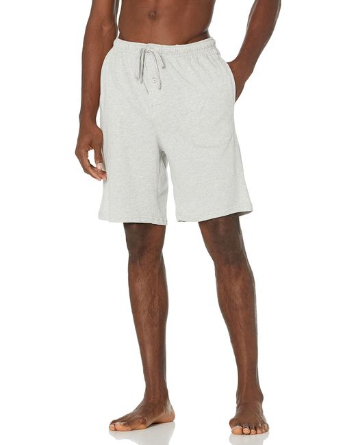 Short de Pyjama en Maille 23 cm Amazon Essentials pour homme en coloris White