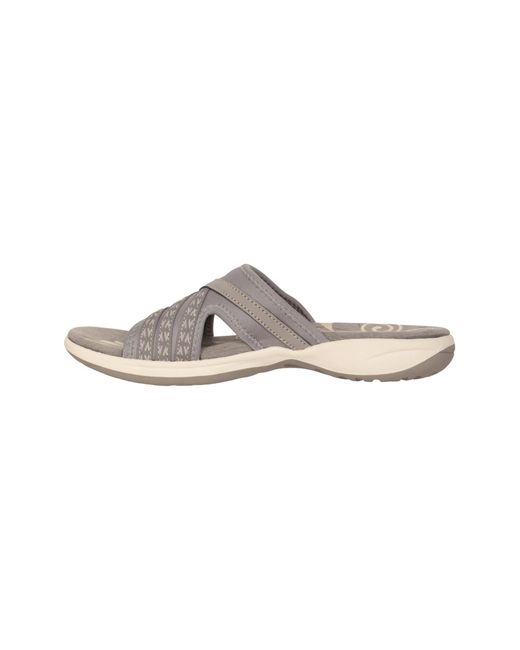 Mountain Warehouse Gray Crest S Slip On Comfort Slider Grey S Shoe Size 7 Uk